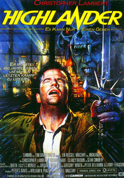 Plakatmotiv: Highlander &ndash; Es kann nur einen geben (1986)