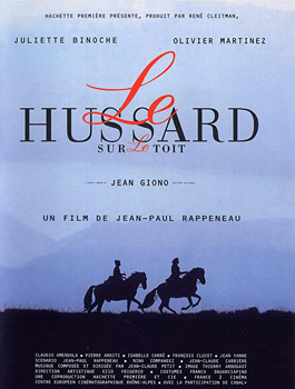 Plakatmotiv (Fr.): Le Hussard sur le Toit &ndash; Der Husar auf dem Dach (1995)