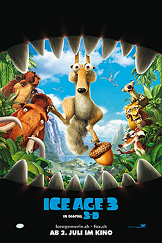Kinoplakat: Ice Age 3 – Die Dinosaurier sind los