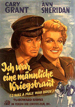 Plakatmotiv: Ich war eine m&auml;nnliche Kriegsbraut (1949)