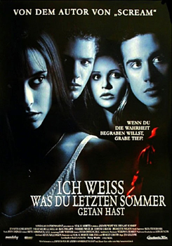 Plakatmotiv: Ich wei&szlig;, was Du letzten Sommer getan hast (1997)