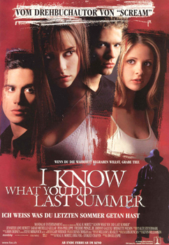 Plakatmotiv: Ich wei&szlig;, was Du letzten Sommer getan hast (1997)
