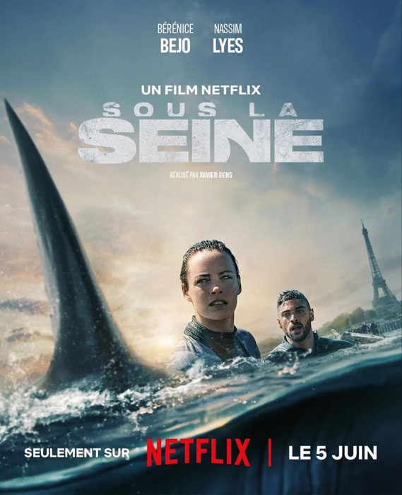 Plakatmotiv (Fr.): Sous la Seine (2024)