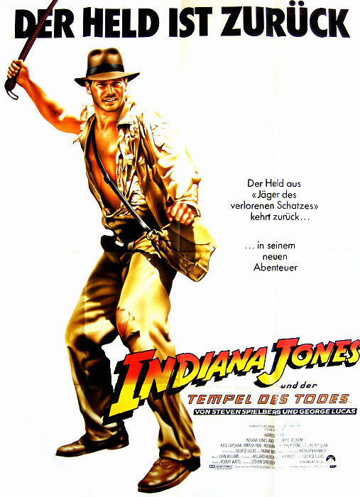 Plakatmotiv: Indiana Jones und der Tempel des Todes (1984)