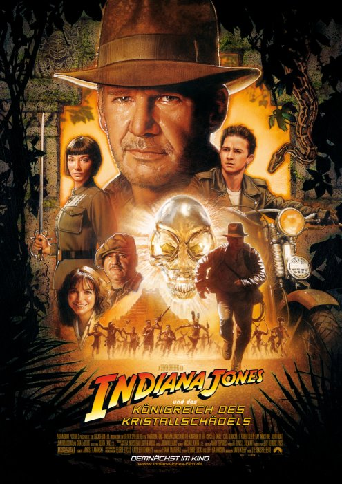 Plakatmotiv: Indiana Jones und das Königreich des Kristallschädels (2008) Plakatmotiv: Indiana Jones und das Königreich des Kristallschädels (2008)
