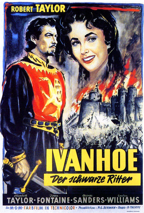 Plakatmotiv: Ivanhoe &ndash; Der schwarze Ritter (1952)