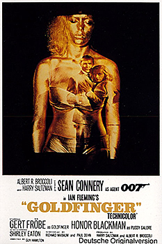 Kinoplakat: James Bond 007 &ndash; Goldfinger