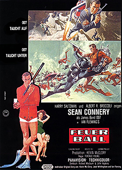 Kinoplakat: James Bond 007 &ndash; Feuerball