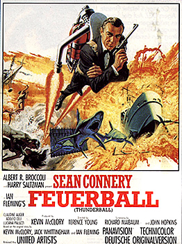 Kinoplakat: James Bond 007 &ndash; Feuerball