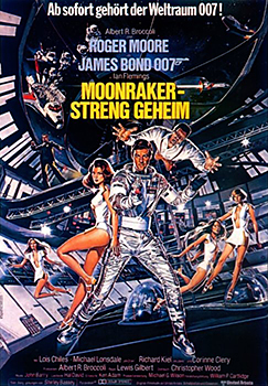 Kinoplakat: James Bond 007 &ndash; Moonraker &ndash; Streng geheim