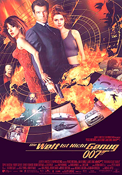Kinoplakat: James Bond 007 &ndash; Die Welt ist nicht genug