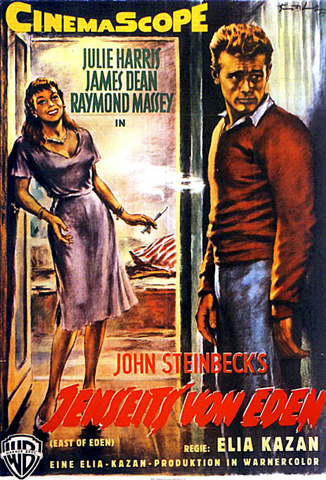 Kinoplakat: Jenseits von Eden (1955)
