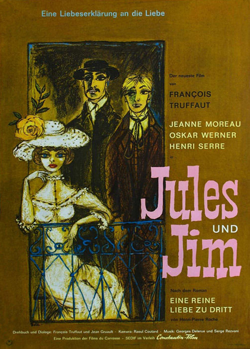 Plakatmotiv: Jules und Jim (1962) Plakatmotiv: Jules und Jim (1962)