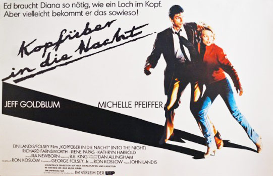 Plakatmotiv: Kopf&uuml;ber in die Nacht (1985)