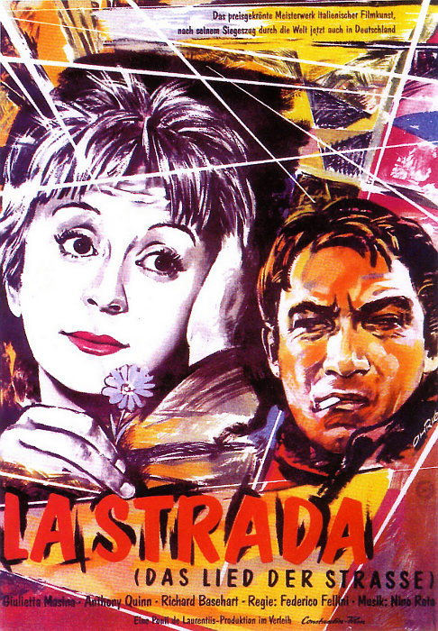Plakatmotiv: La Strada &ndash; Das Lied der Stra&szlig;e (1954)