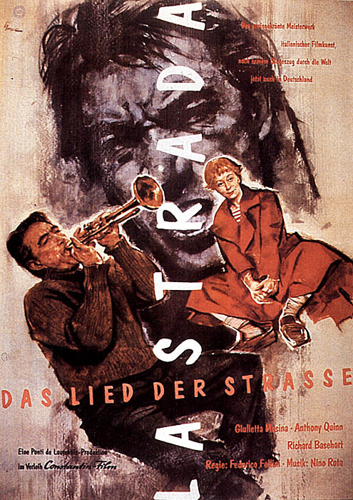 Plakatmotiv: La Strada &ndash; Das Lied der Stra&szlig;e (1954)