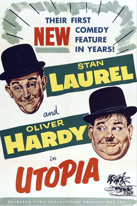 Plakatmotiv (UK): Laurel & Hardy &ndash; Utopia (1950)