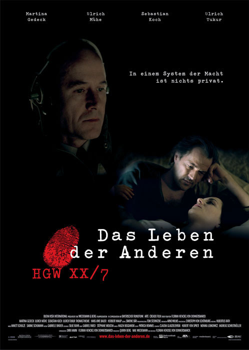 Plakatmotiv: Das Leben der Anderen (2006) Plakatmotiv: Das Leben der Anderen (2006)