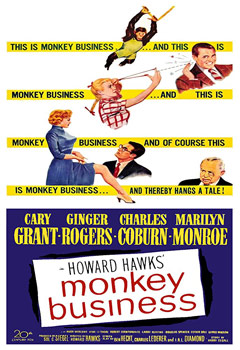 Plakatmotiv (US): Monkey Business &ndash; Liebling, ich werde j&uuml;nger (1952)