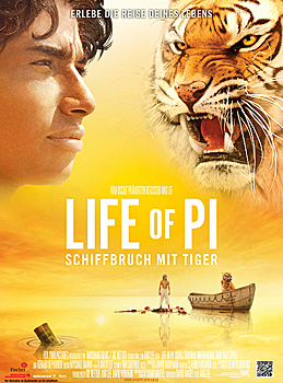Plakatmotiv: Life of Pi - Schiffbruch mit Tiger (2012)