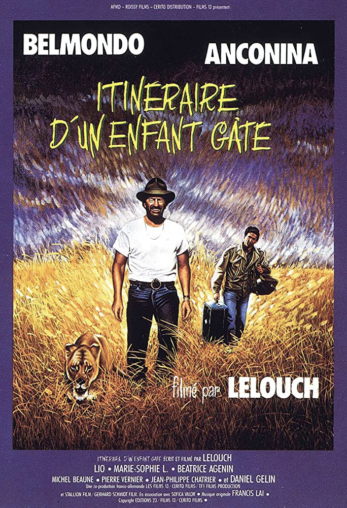Plakatmotiv (Fr.): Itin&eacute;raire d'un enfant g&acirc;t&eacute; &ndash; Der L&ouml;we (1988)