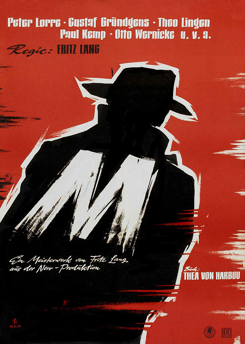 Plakatmotiv: M &ndash; eine Stadt sucht einen M&ouml;rder (1931)