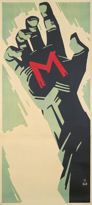 Plakatmotiv: M &ndash; eine Stadt sucht einen M&ouml;rder (1931)