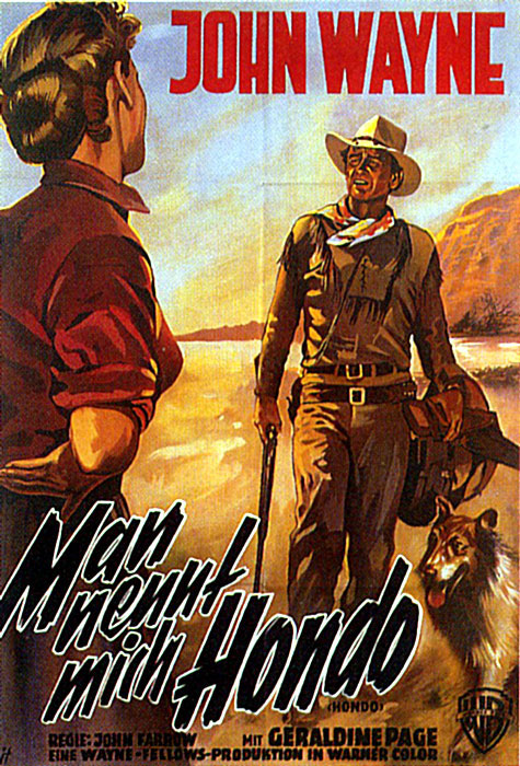 Plakatmotiv: Man nennt mich Hondo (1953)
