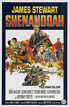 Plakatmotiv (US): Shenandoah &ndash; Der Mann vom gro&szlig;en Fluss (1965)