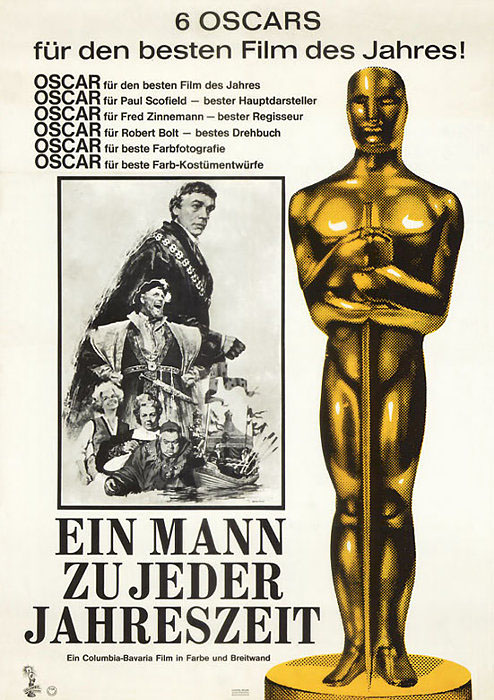 Plakatmotiv: (Sechs Oscars f&uuml;r) Ein Mann zu jeder Jahreszeit (1966)