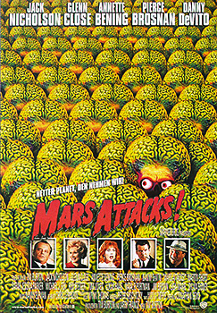 Plakatmotiv: Mars Attacks! (1996) Plakatmotiv: Mars Attacks! (1996)
