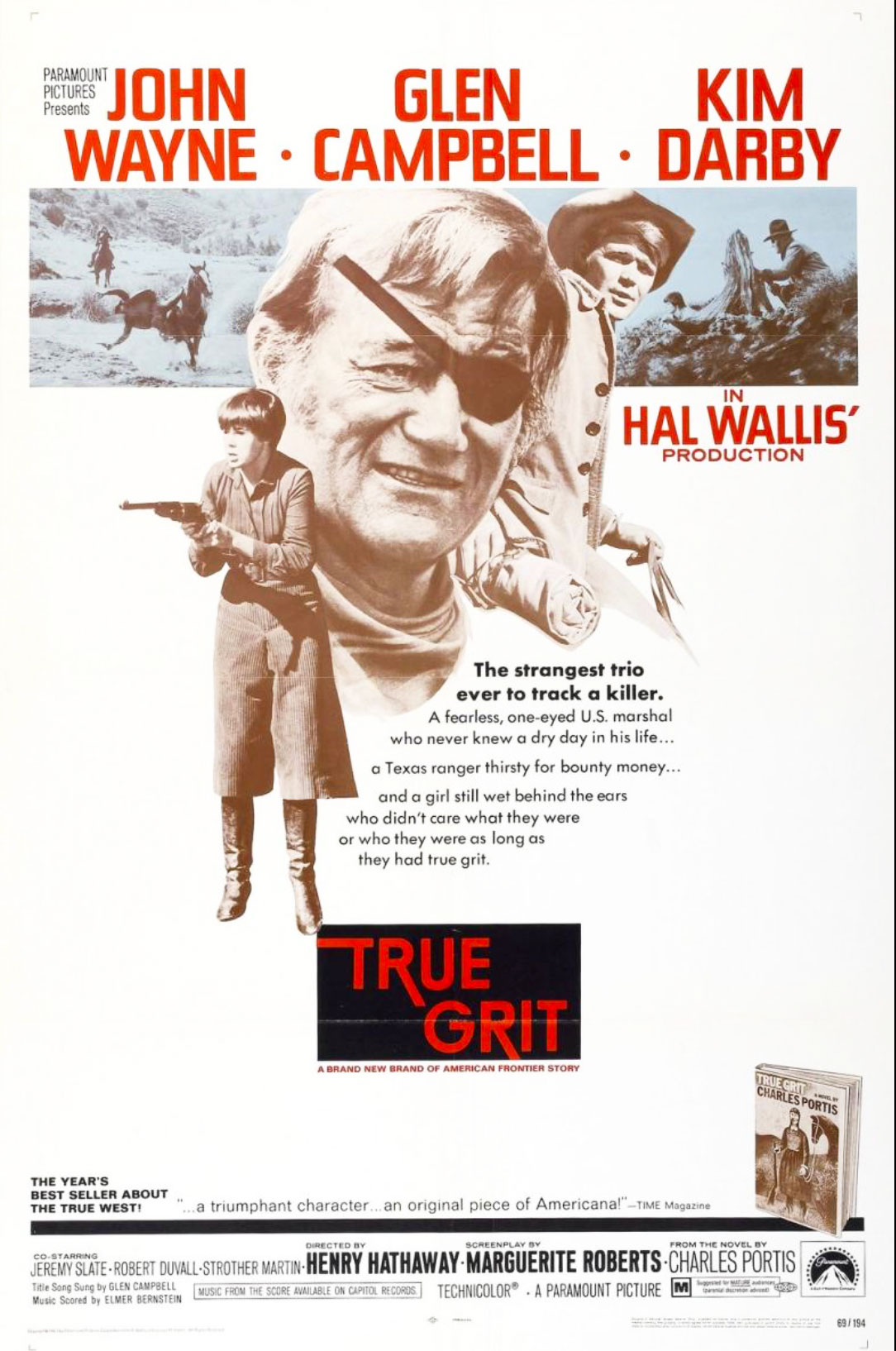 Plakatmotiv (US): True Grit &ndash; Der Marshal (1969)