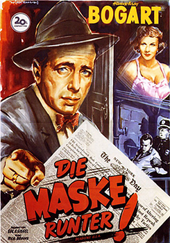Kinoplakat: Die Maske runter