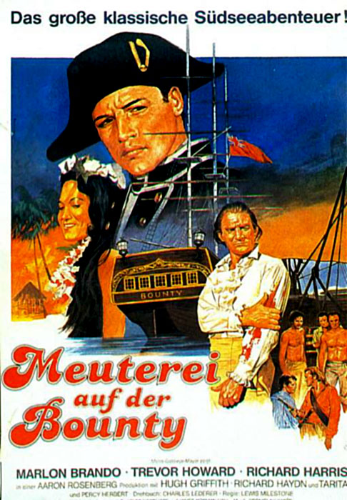 Plakatmotiv: Meuterei auf der Bounty (1962) Plakatmotiv: Meuterei auf der Bounty (1962)