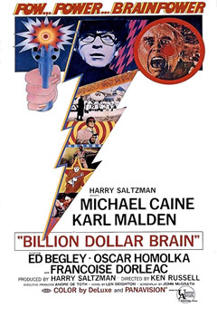 Plakatmotiv (US): Billion Dollar Brain &ndash; Das Milliarden-Dollar-Gehirn (1967)