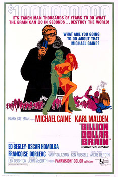 Plakatmotiv (UK): Billion Dollar Brain &ndash; Das Milliarden-Dollar-Gehirn (1967)
