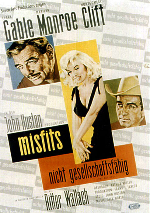 Plakatmotiv: Misfits &ndash; Nicht gesellschaftsf&auml;hig (1961)