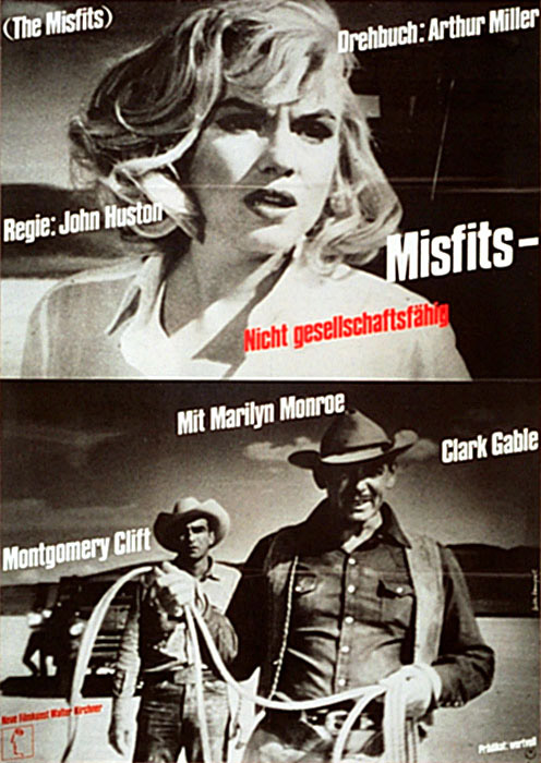 Plakatmotiv: Misfits &ndash; Nicht gesellschaftsf&auml;hig (1961)