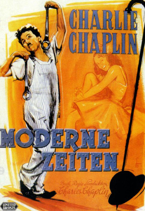 Plakatmotiv: Moderne Zeiten (1936)
