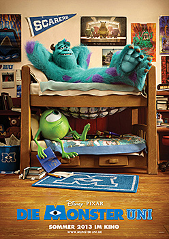 Kinoplakat: Die Monster Uni Kinoplakat: Die Monster Uni