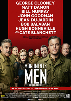 Kinoplakat: Monuments Men &ndash; Ungew&ouml;hnliche Helden