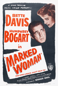Plakatmotiv (US): Mord im Nachtclub &ndash; Marked Woman (1937)