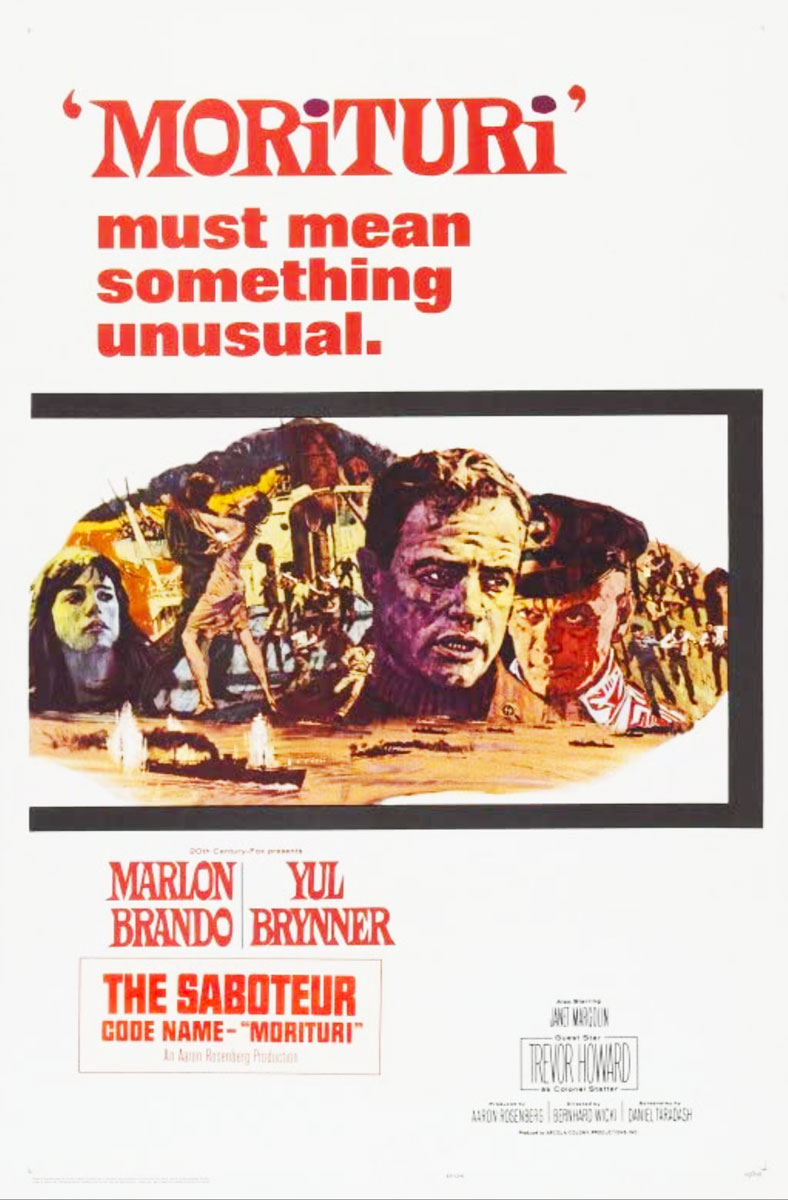 Plakatmotiv: Morituri (1965) Plakatmotiv: Morituri (1965)