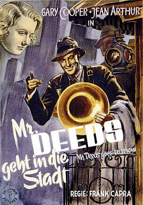 Plakatmotiv: Mr. Deeds geht in die Stadt (1936)