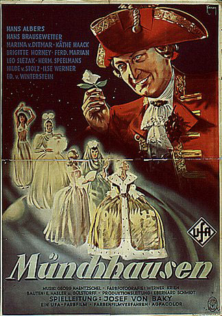 Plakatmotiv: M&uuml;nchhausen (1943)