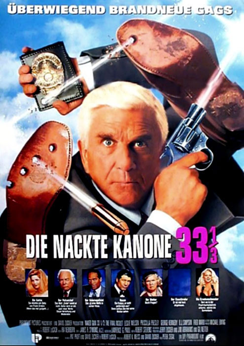Plakatmotiv: Die nackte Kanone 33 ⅓ (1994) Plakatmotiv: Die nackte Kanone 33 ⅓ (1994)