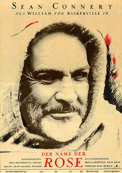Plakatmotiv: Der Name der Rose (1986)