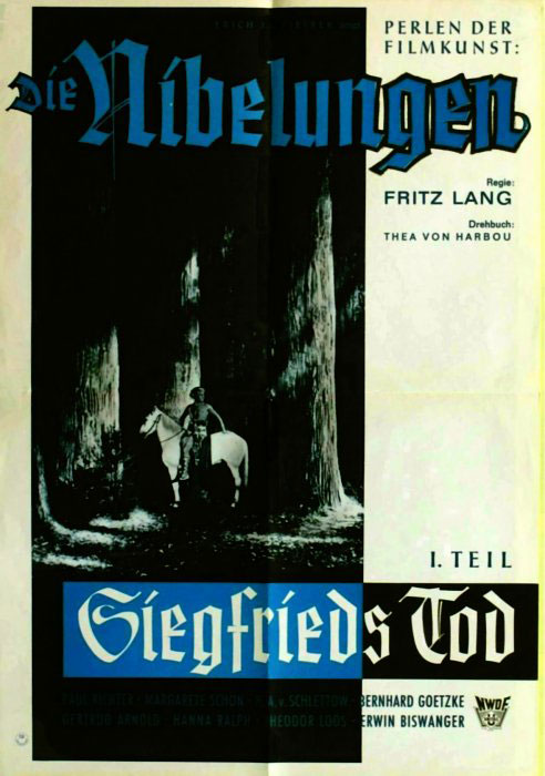 Plakatmotiv: Die Nibelungen &ndash; Siegfrieds Tod (1924)
