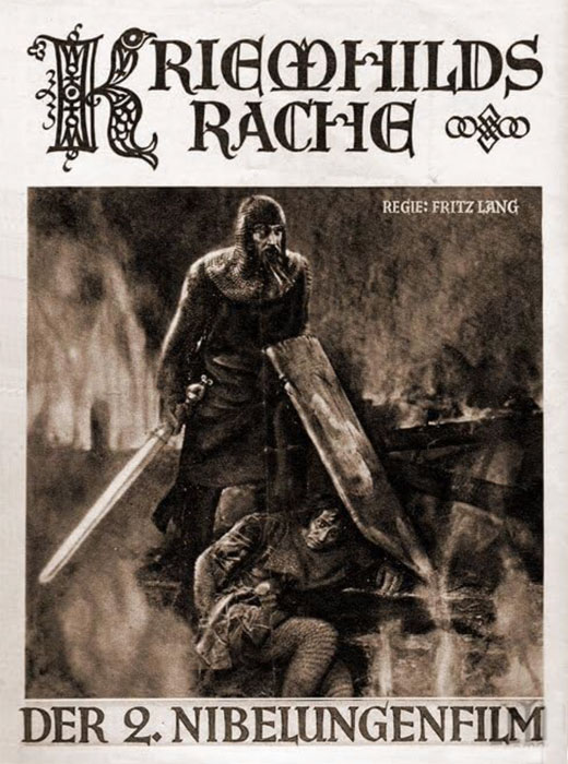 Plakatmotiv: Die Nibelungen &ndash; Kriemhilds Rache (1924)