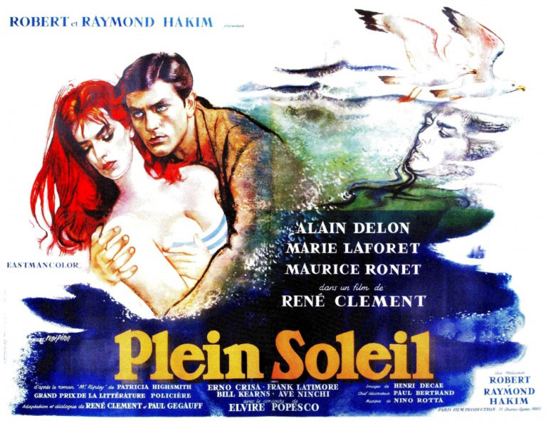 Plakatmotiv (Fr.): Plein Soleil &ndash; Nur die Sonne war Zeuge (1960)